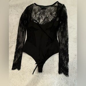 ASOS black bodysuit size 2